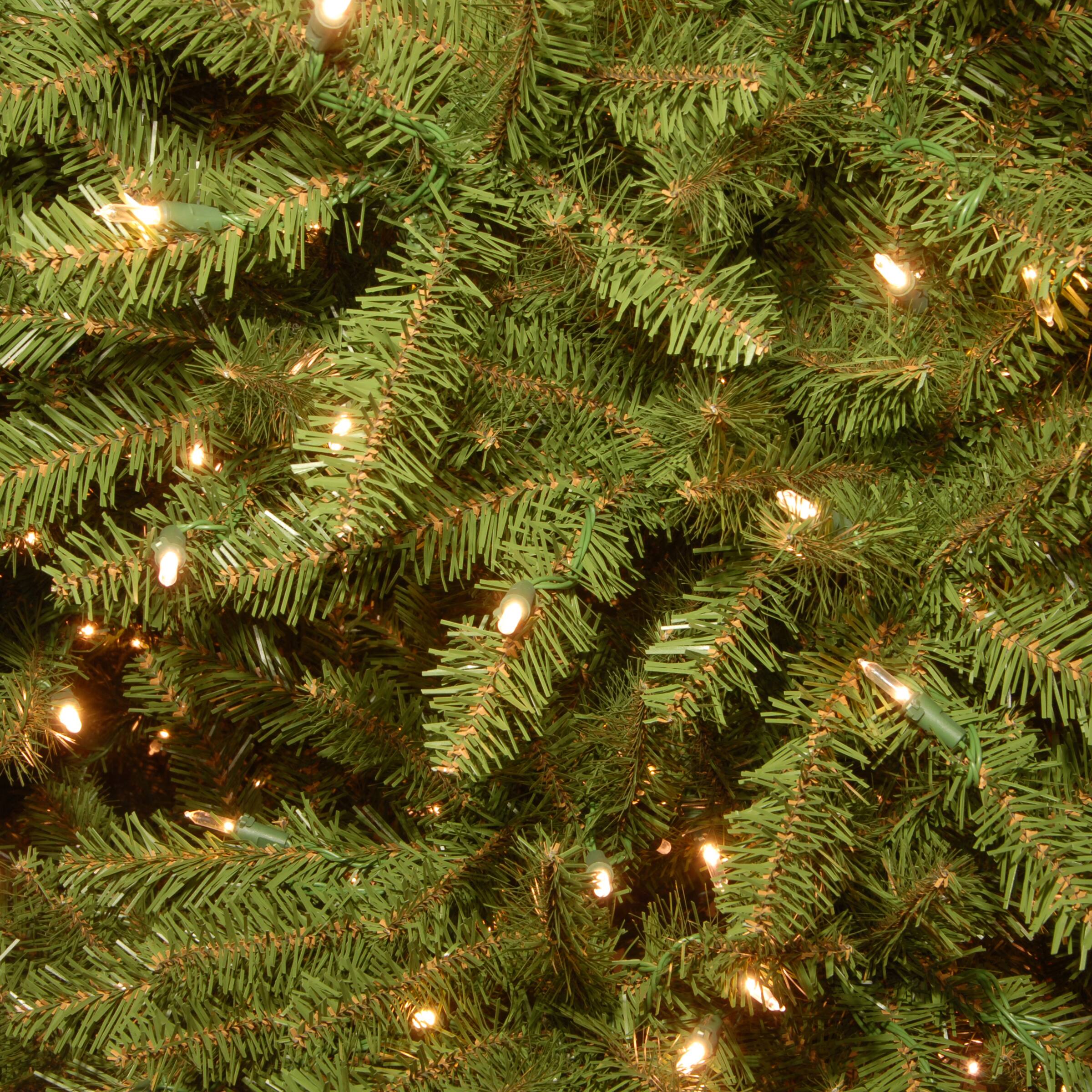 9 ft. Pre-lit Dunhill&#xAE; Fir Slim Artificial Christmas Tree, Clear Lights